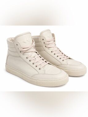 KOIO Primo High-Top Leather Sneaker - White